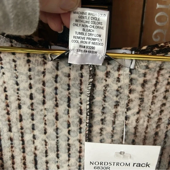 Cotton Emporium Brown Snakeskin Oversized Babydoll Dress - Picture 9 of 12